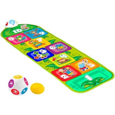 Imagem de Tapete de Atividades Chicco Amarelinha Eletrônica - com Brinquedos