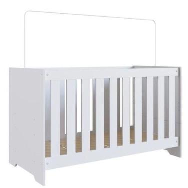 Imagem de Berço Completa LA003 BC/BC Aconchego 3 em 1 Com Suporte Mosquiteiro 79