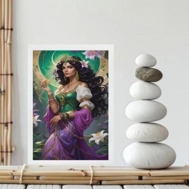 Imagem de Quadro Decorativo Cigana Sarita 24X18Cm