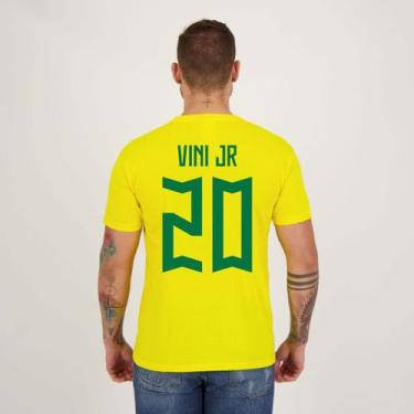 Imagem de Camisa Brasil 20 Vini Jr Amarela - Licenciados, M