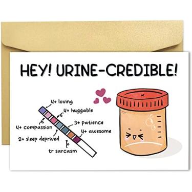 Imagem de Spercy Cartão de agradecimento engraçado, cartão de agradecimento hilário para médico, enfermeiro, urologista, nefrologista, profissional de saúde, cartão de agradecimento de trocadilho de urina