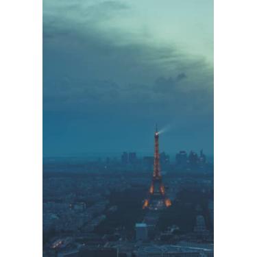Imagem de Paris in the evening notebook -120 pages (6x9 inches)(2022 calendar)