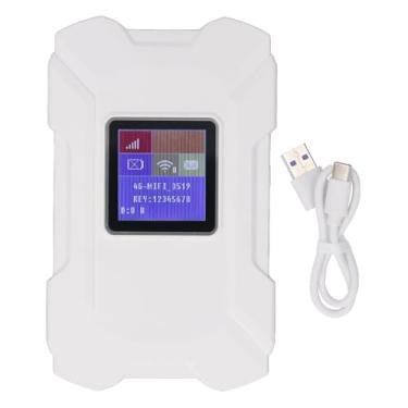 Imagem de Roteador 4G Portátil Com Slot para Cartão SIM, Ponto de Acesso Móvel Com Tela Colorida de 1,44 Polegadas 3000mAh Modem USB Portátil 4G para Viagens, Suporta até 32 Dispositivos
