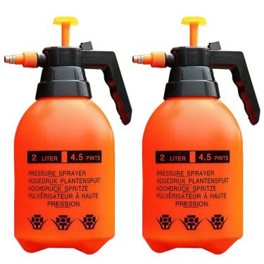 Imagem de ANPTGHT- Pulverizador de bomba de jardim, frasco de pulverização de pressão de gramado portátil de 0,5 galão/68 onças e bico ajustável para pulverização de irrigação/limpeza doméstica/lavagem de carr