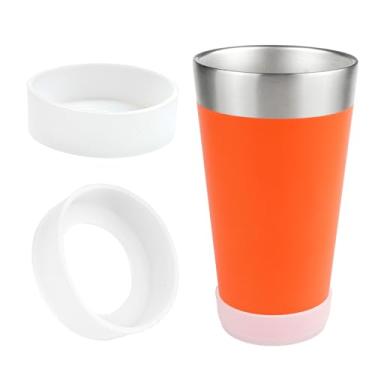 Imagem de Bota de silicone para copo de cerveja Stanley de 473 ml, 2 unidades de manga inferior compatível com Stanley Tumbler, antiimpacto livre de BPA