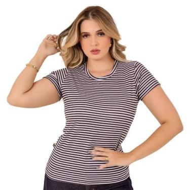 Imagem de Blusinha Feminina Suede Curta Estampada Preta - Fortaleza Jeans, G, Pr