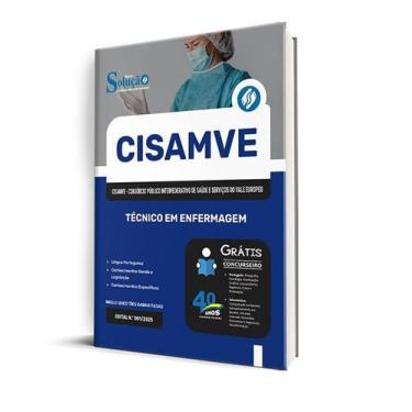 Imagem de Apostila CISAMVE-SC  - Técnico em Enfermagem - Editora Solução
