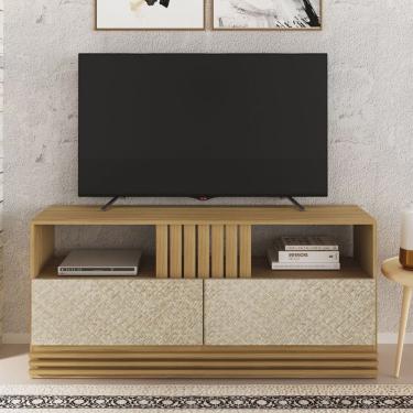 Imagem de Rack para TV até 42 Polegadas 2 Gavetas R1479 136cm Tecnomobili