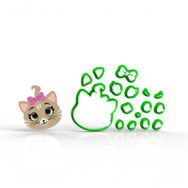 Imagem de Cortador Kit 44 Gatos Pilou Tamanho 5 Cm