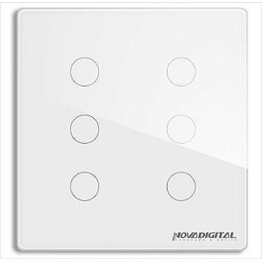 Imagem de Interruptor Inteligente Zigbee 6 Botões 4x4 NovaDigital