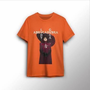Imagem de T-shirt Estampa Personalizada Abracadabra Lady Gaga - Lobo Sete, Laran