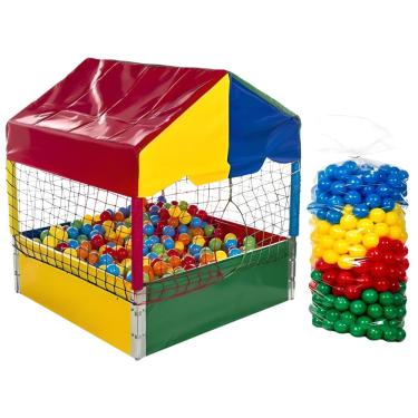 Imagem de Piscina De Bolinhas Nacional Premium 1,00m + 500 Bolinhas Coloridas