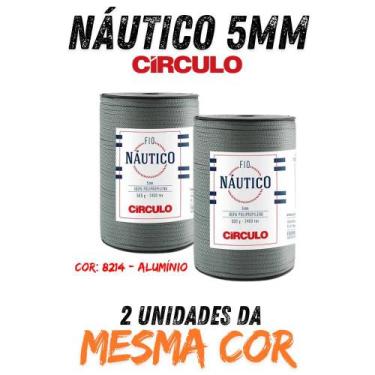 Imagem de FIO NÁUTICO 5MM circulo 500g KIT C 02 UN, 8214 - ALUMÍNIO