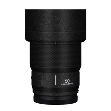 Imagem de 50 1.8 Película protetora para lente de câmera película protetora decalque adesivo anti-arranhões acessórios para Panasonic Lumix S 50 mm F1.8 (contorno preto brilhante)
