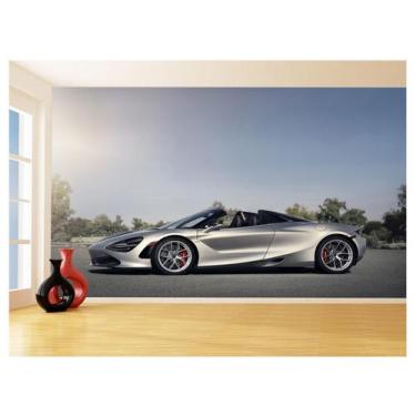 Imagem de Papel De Parede 3D Carro Mc Laren Pista Super 3,5M Car291 - Você Decor