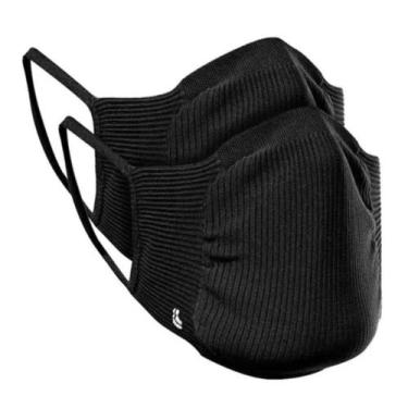 Imagem de Kit 2 Mascaras Lupo 36004-900 Conforto Proteção Leve, Preto