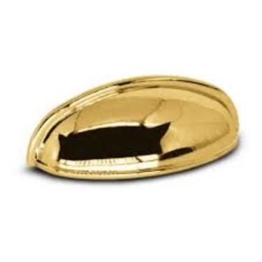Imagem de Puxador Concha Lua 64mm Dourado - Puxechiq - puxe chic