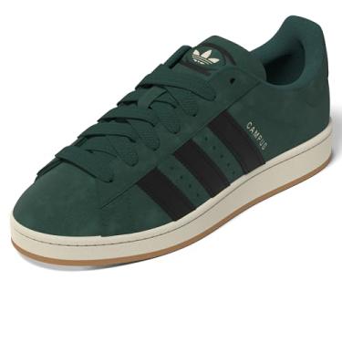 Imagem de adidas Campus 00s Tênis masculino, verde universitário/preto/branco, tamanho 40, Verde universitário/preto/branco, 39