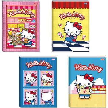 Imagem de Caderno Brochurão Capa Dura Hello KITTY 80FLS. PCT com 05 - Jandaia