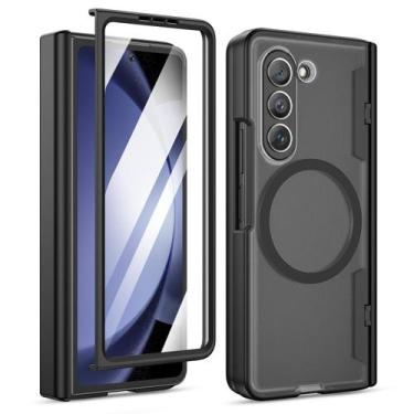 Imagem de Capa de telefone Maxdara para Samsung Galaxy Z Fold 5 com Magsafe