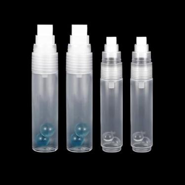 Imagem de YHXiXi 4 canetas marcadoras de tinta transparente recarregáveis, tubo de pintura a ar comprimido de fibra de 15/8 mm, adequado para projetos DIY e arte de graffiti