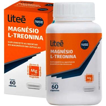 Imagem de Magnésio Treonina 500mg com 60 Capsulas Litee Saúde Cerebral