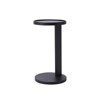 Imagem de Mesa de centro de design simples, mesa de centro redonda nórdica, mesa de centro para sala de estar, sofá, mesa de cabeceira, moderna e minimalista, mesa de centro com varanda dourada, preta, marrom