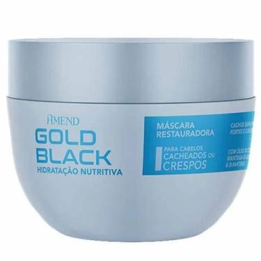 Imagem de Máscara Capilar Restauradora Gold Black Nutritive 250g - Amend - Amend