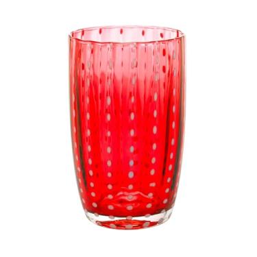 Imagem de WOLFF - Conjunto 2 Copos Altos de Vidro Orquídea Vermelho 500ml