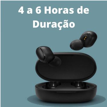 Imagem de Fone Bluetooth Sem Fio Preto Caixinha Para Samsung A22 4G