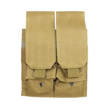 Imagem de Bolsa Tática Tripla MOLLE Para Carregadores De 556 E 762 Para Jogos De