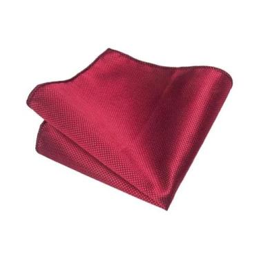 Imagem de Lenço Listrado Azul E Cinza Para Homens Acessório De Terno Formal De A