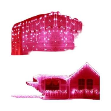 Imagem de Guirlanda De Natal Ao Ar Livre Com Luzes LED Em Forma De Cascata Para 