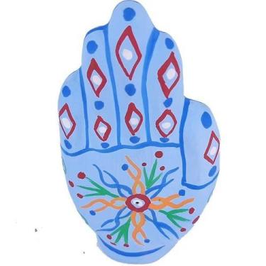 Imagem de Incensário Mão De Hamsan Protetora Colorida - Mana Om By Ello