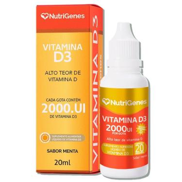 Imagem de Vitamina D3 Gotas 2000Ui 20Ml - Nutrigenes-Unissex