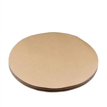 Imagem de Papel de pergaminho de 40,6 cm, 150 peças, não branqueado, antiaderente, círculos de papel pré-cortados para assar, fritadeira a ar, cozinhar a vapor, copo de pão, biscoito de bolo e forma de bolo