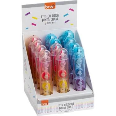 Imagem de Fita Decorativa 2 Pontas 4 Cores 5MM X 3M (display com 12 Unidades) - 