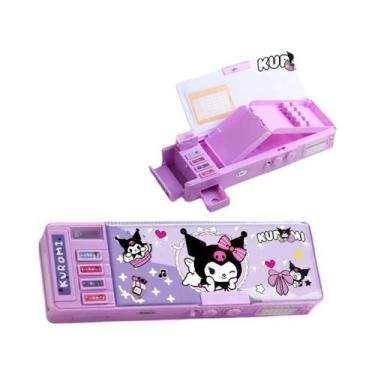 Imagem de Estojo Multifuncional De Grande Capacidade Sanrio Kuromi Cinnamoroll C