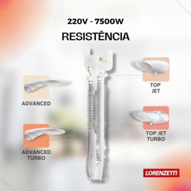 Imagem de Resistência para Ducha Lorenzetti Advanced e Top Jet Multitemperaturas