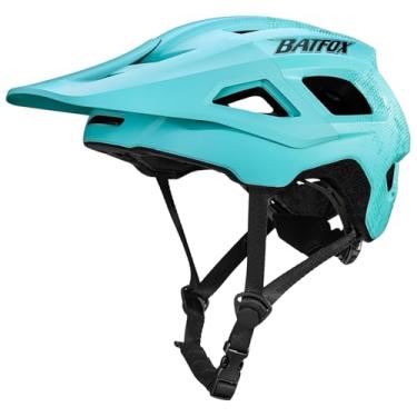 Imagem de BATFOX Capacete de mountain bike para homens e mulheres, capacete de bicicleta elétrica para ciclismo MTB para adultos (52-60 cm) (azul, M (52-56 cm))