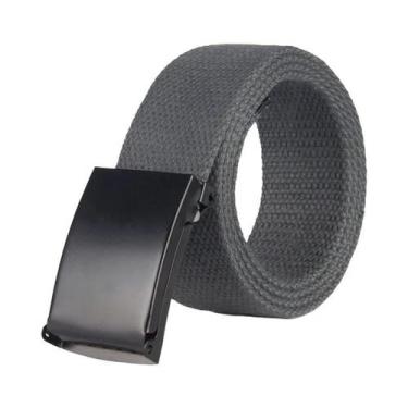 Imagem de Cintos De Jeans Unissex Em Lona Com Fivela De Metal Em Cores Candy 120