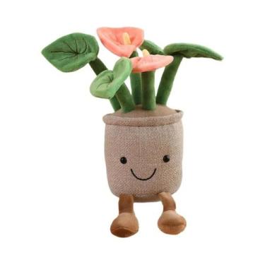 Imagem de Boneca De Pelúcia Em Forma De Flor De 10/35cm, Brinquedo De Simulação 