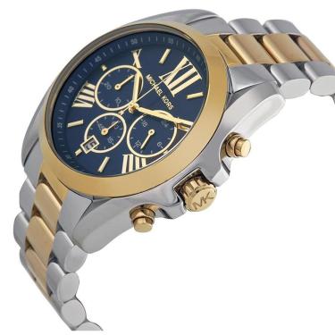 Imagem de Relógio Michael Kors Feminino Ref: Mk5976-5an Cronógrafo Bicolor