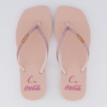 Imagem de Chinelo Coca Cola Square C Gold Feminino-Feminino