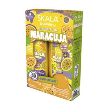 Imagem de Kit Shampoo e Condicionador Skala Frutástica Maracujá Shampoo 325ml + 