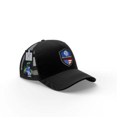 Imagem de Boné Country Trucker Infantil Poliéster Preto DuAgro, Eua, Infantil