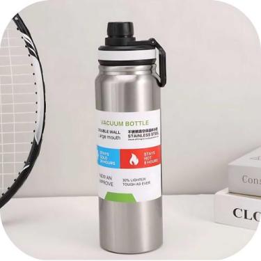 Imagem de Garrafa Térmica Aço Inox Portátil 769ml isolamento duplo Café Suco Águ