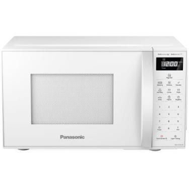 Imagem de Micro-ondas Panasonic NN-ST25LWRUK 21L Antiaderente, Branco, 220V