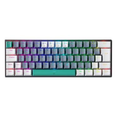 Imagem de Teclado Mecânico Gamer Machenike K500-B61, RGB Switch Blue, HotSwap, C