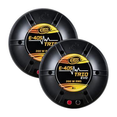 Imagem de Kit 2 Driver Eros E405 Trio Evo Preto 200w Rms 8 Ohms